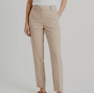 H&M Beige Straight Leg Women's Slacks w/pockets - Size 2